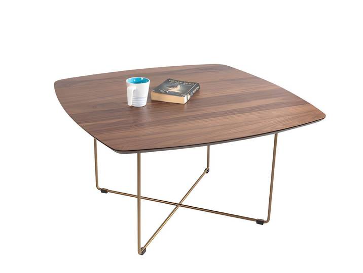 Xlmoebel Couchtisch Kompakter Tisch für Kaffee und gemütliche Abende (Packung, Couchtisch 90 x 90 cm), Made in Europa