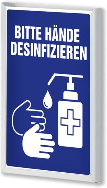 Kappes Kennzeichnungs-Set"Desinfektion" H310 mm x B220 mm RAL 7035 (4470.03.0113)