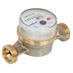 Wasserzähler Kaltwasser 2,5 m3 mit Anschlussgewinde 3/4" AG - BL: 110 mm