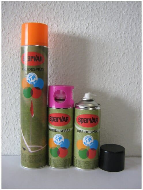 Sparvar Spray de craie 400ml jaune fluorescent ; Spray-Color (101)