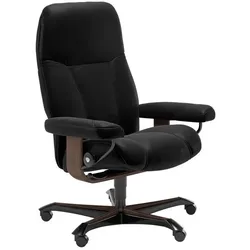 Stressless Bürostuhl Consul Office Leder Schwarz Batick Black M (Medium)