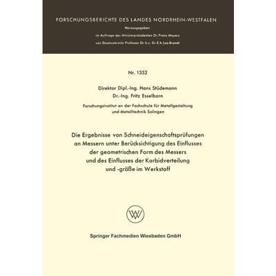 Die Ergebnisse von Schneideigenschaftsprüfungen an Messern unter Berücksichtigung des Einflusses der geometrischen Form des Messers und des Einflusses