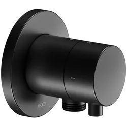 Keuco IXMO Black Selection Umstellventil m. Absperrung m. Schlauchanschluss, ru., schwarz matt 59557371101