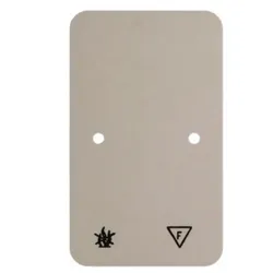 Hager Bodenplatte für AP-Rahmen 2fach 61x120mm