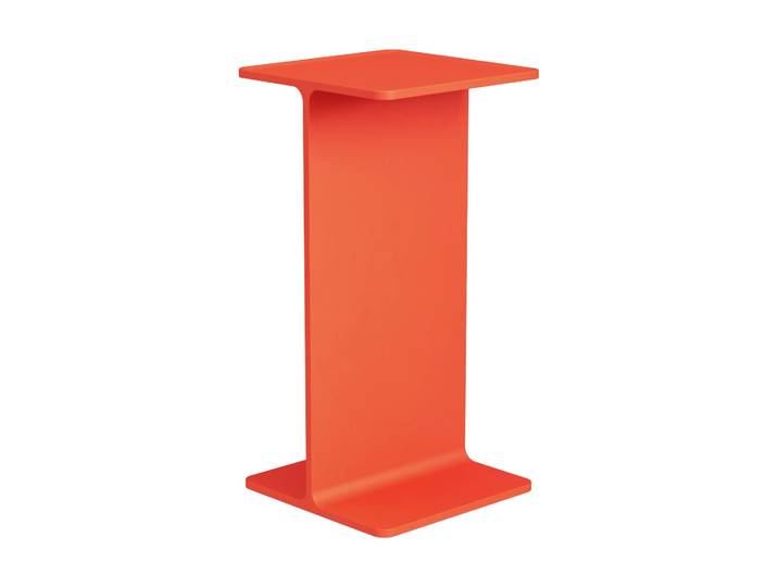 Museum Museum Pedestal Sockel Orange, 15x15x30 cm