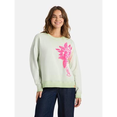 Sweatshirt LIEBLINGSSTÜCK "LivL", Damen, Gr. 3XL, 504, pastel grün, Obermaterial: 100% Baumwolle, gerade, Rundhals, Sweatshirts Sweatshirt, aus Baumwolle