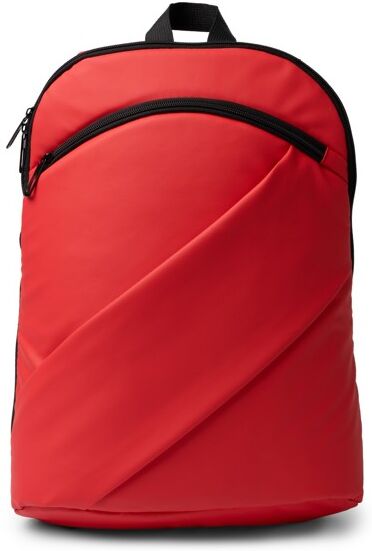 Sac à dos publicitaire en cuir PU avec sangle chariot Liam rouge TAILLE UNIQUE ADULTE