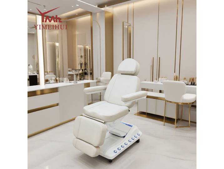 Fauteuil de beauté électrique YMH à 4 moteurs, lit de massage, mobilier de salon