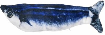 Inspired Living Motion Activated Flopping Fish Interactive Cat Toy saury