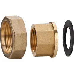 Anschluss Set Pumpengruppe, 2x Anschlussverschraubung 1'' IG x 1 1/2''IG ÜWM