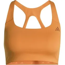 ADIDAS Damen BH Optime Workout BH, mittlere Belastung, Größe XS in Orange Orange