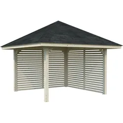 Palmako Pavillon Bianca 8,3 m2 Set 102 Transparent tauchgrundiert