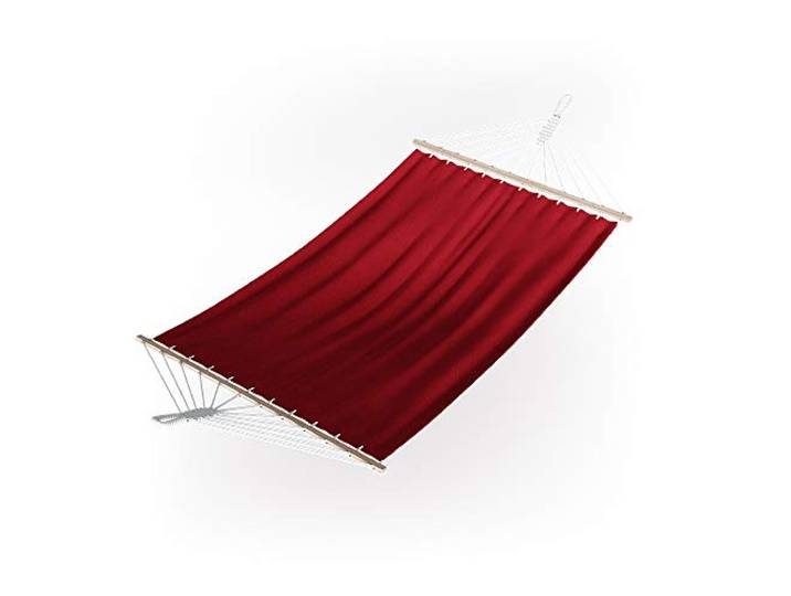 OK-Living Hängematte, Rot 190 x 120 cm geeignet für Indoor- und Outdoor-Nutzung, kompatibel mit Ständern