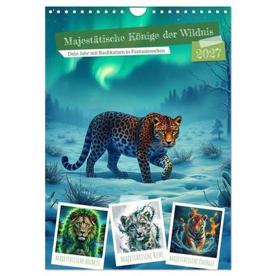 Majestätische Könige der Wildnis (Wandkalender 2027 DIN A4 hoch), CALVENDO Monatskalender
