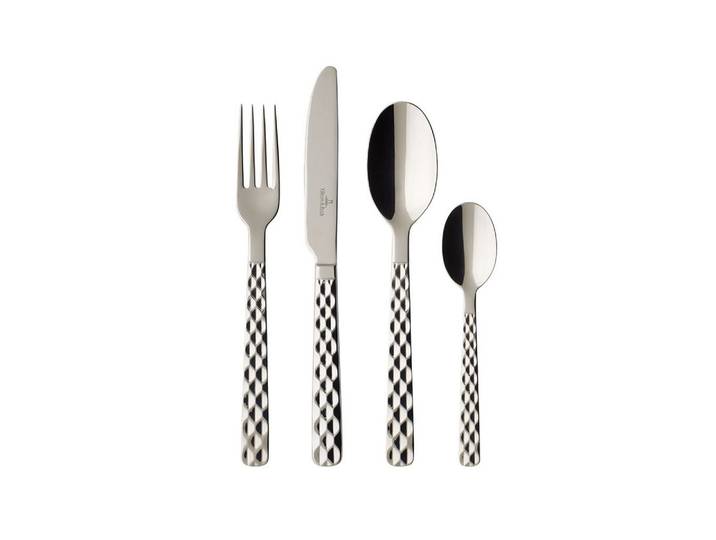 Villeroy & Boch Besteck-Set Boston Tafelbesteck 144-tlg. (144-tlg), Edelstahl, Spülmaschinenfest