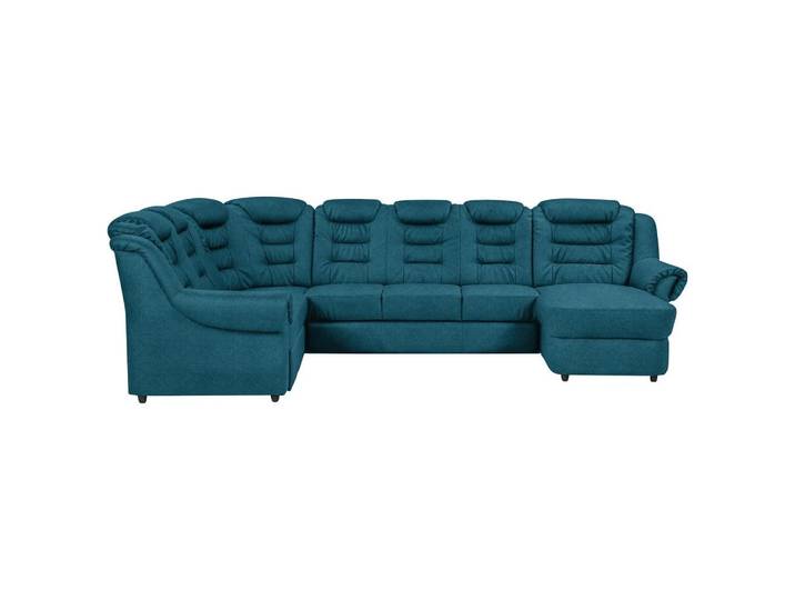 Wohnlandschaft Boston Blau Chenille