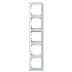 SiemensDelta Line Abdeckrahmen 5-fach (aluminiummetallic)