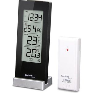 Technoline Thermometer WS 9767, mit LC-Display, digital, -40 bis 60°C, 30m Funksensor, für innen & außen