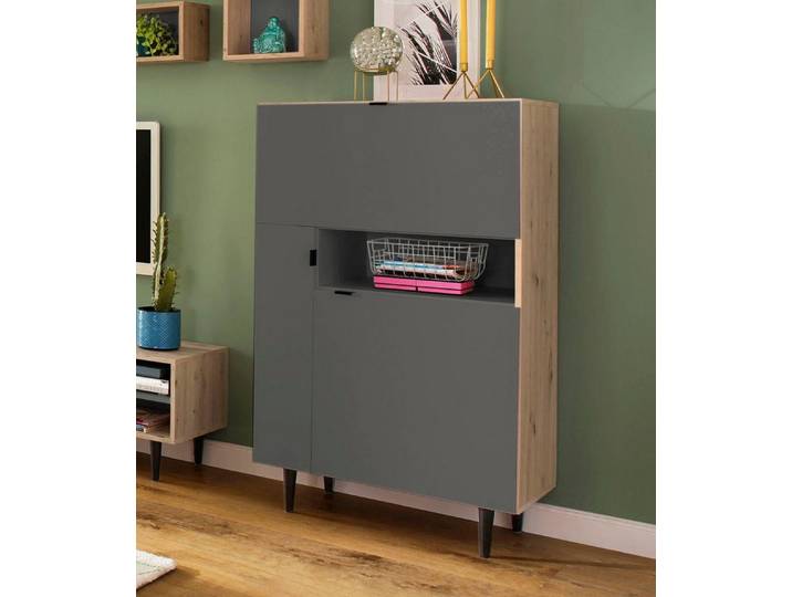 loft24 Highboard Legolas, Mehrzweckschrank im modernen Design, Schrank, moderner Landhausstil