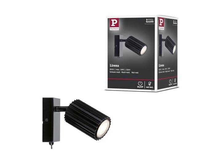Paulmann Spotlight Lirena GU10 max. 10W Schwarz matt Metall 94919