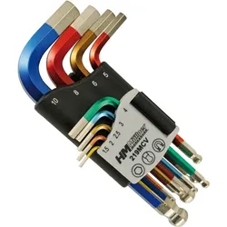 HM Müllner Sechskant-Stiftschlüsselsatz magnetisch 219MCV - 1,5-10 mm - 9-tlg.