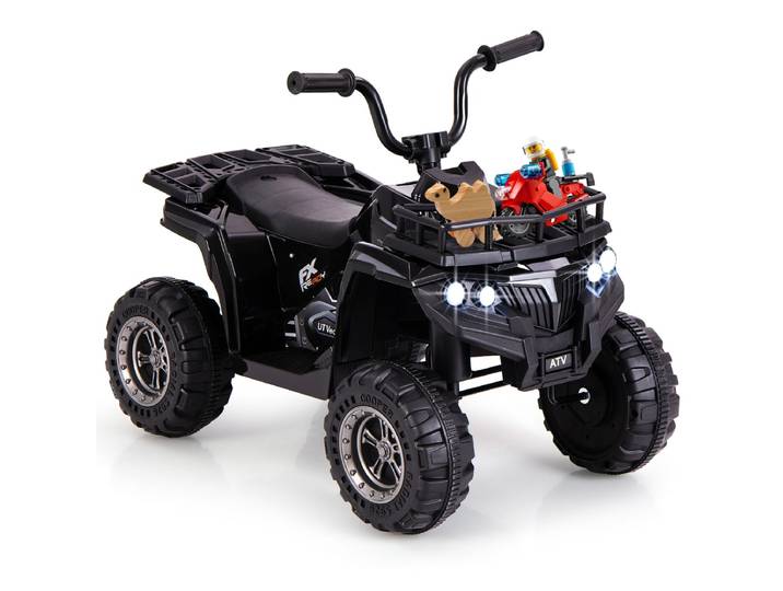 6V Elektrische Quad Voor Kinderen Met Vooruit- en Achteruitfunctie-Zwart