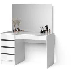 SCHMINKTISCH Imola, Weiß, 120 cm mit Spiegel