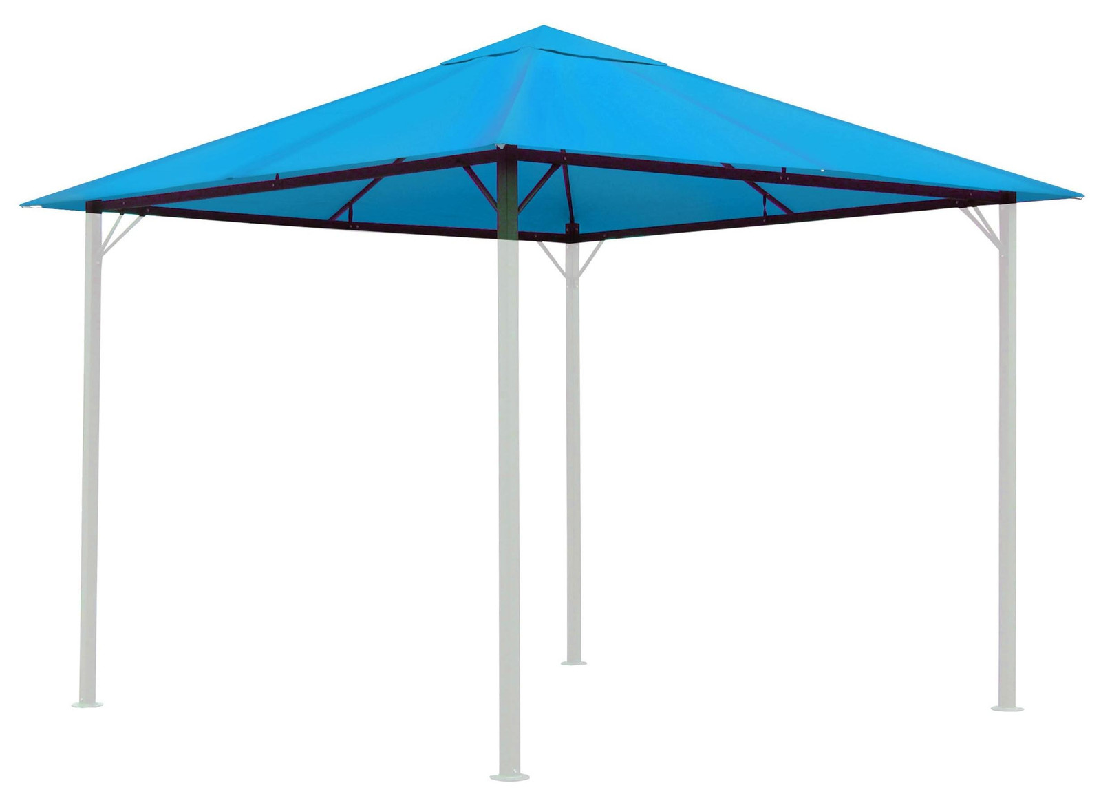 Merkloos Horizon Blue vervangend dak voor gazebo, waterafstotend, 3 x 3 m
