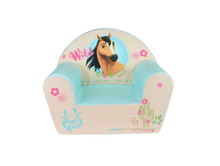 Les Tendances - Fauteuil Club En Mousse Cheval Spirit Pour Enfant