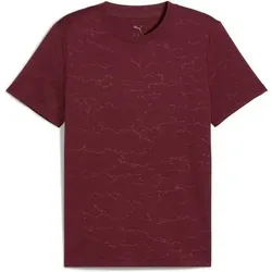 PUMA Herren Shirt M CLOUDSPUN EMBOSS TEE, Größe S in Rot Rot