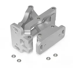 Mehrgelenkscharniere, Aluminium, innenliegend, Öffnungswinkel 180°
