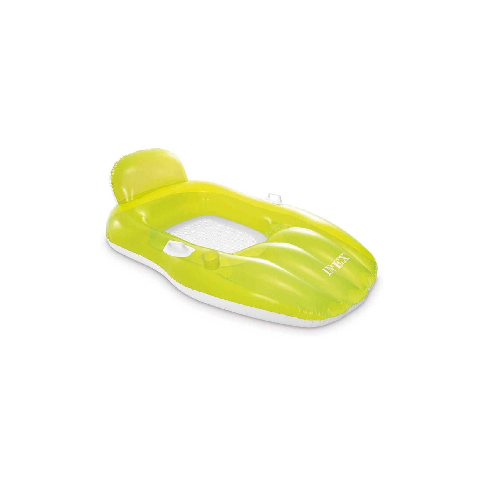 INTEX 56805EU - Luftmatratze - Lounge Chill N' Float (163x104cm) Poolmatratze grün