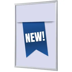SHOWDOWN Displays Showdown Klapprahmen - DIN A4 - Komplett-Set - Englisch - Blau/Silber