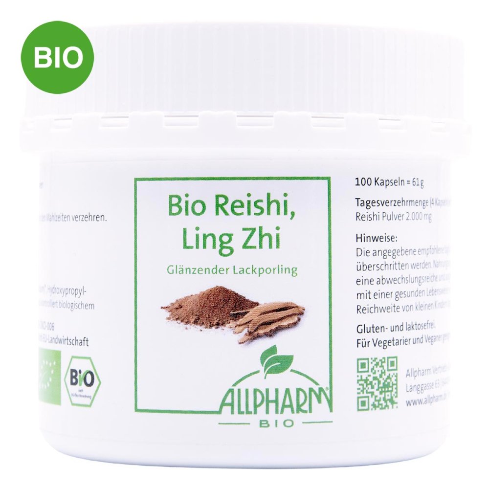 ALLPHARM Vertriebs GmbH Lingh Zhi Reishi 500 mg Kapseln 01049391