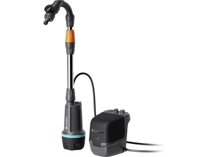 Gardena Akku-regenfasspumpe 2400 Comfortautomatic 18v P4a Ready-to-use Set Système De Récupération D