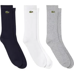 LACOSTE Socken, silber/weiß/navy