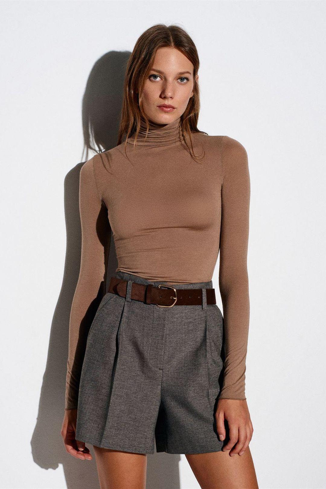 Slim Fit Coltrui Blouse
