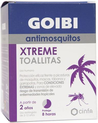 Goibi Xtreme Mosquitos Toallitas 16 Unidades