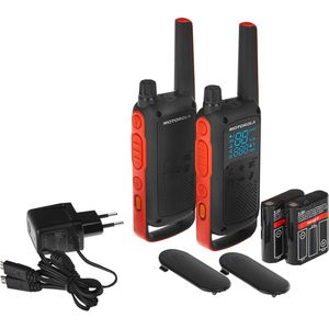 Motorola Funkgerät Talkabout T82 lizenzfrei PMR446, 10km Reichweite, tropfwassergeschützt, 2 Stück