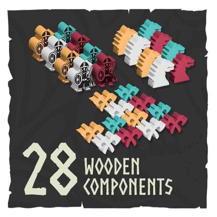 Skellig Games Norsemen Upgrade: Wood (Deutsch, 1 - 4 Spieler) (420214)