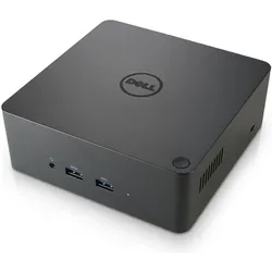 Dell TB16, Wired, Thunderbolt 3 (Docking Port), Dockingstation + USB Hub, Schwarz