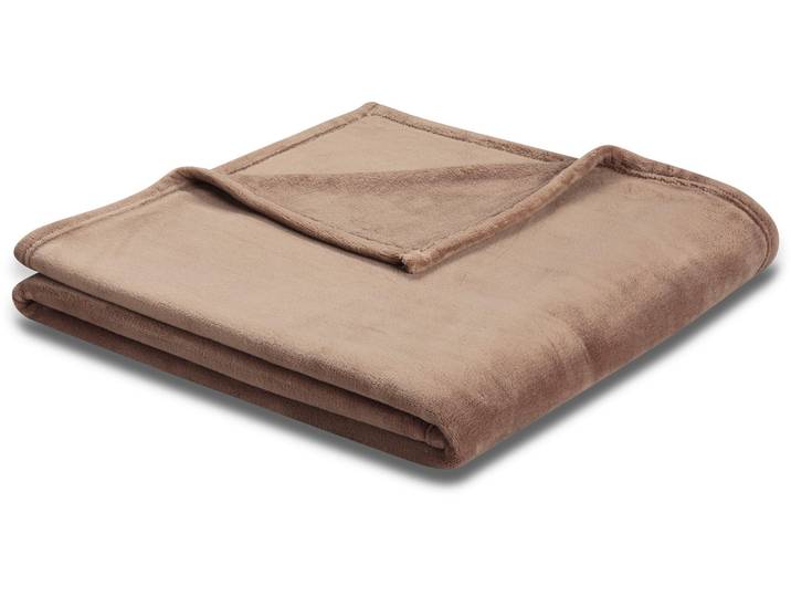 Wohndecke BIEDERLACK King Fleece , braun (palisade), B:150cm L:200cm, Polyester, Wohndecken, Wohndecke, leicht, Kuscheldecke