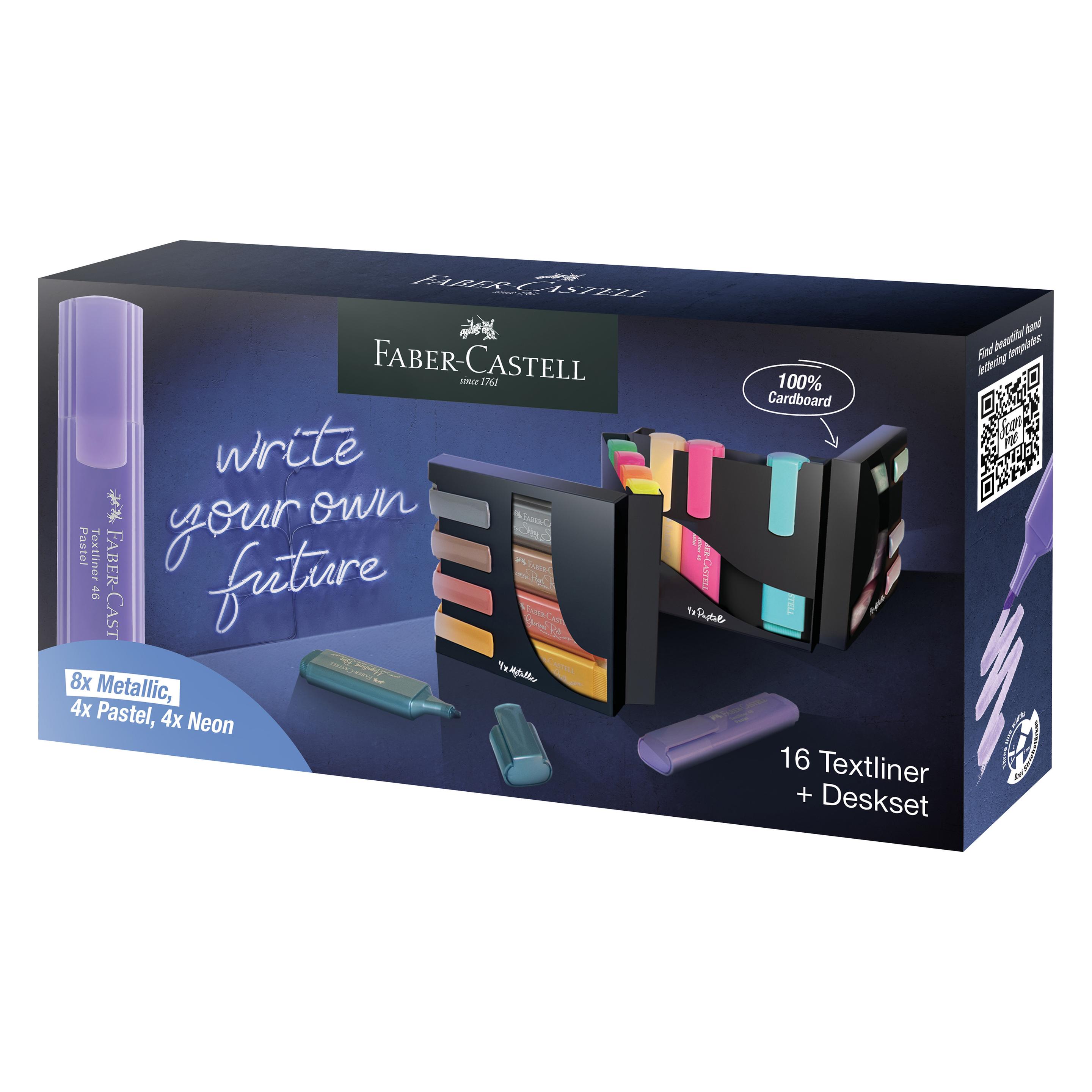 Faber-Castell Textmarker 46 Desktop Set (16x) (254603)