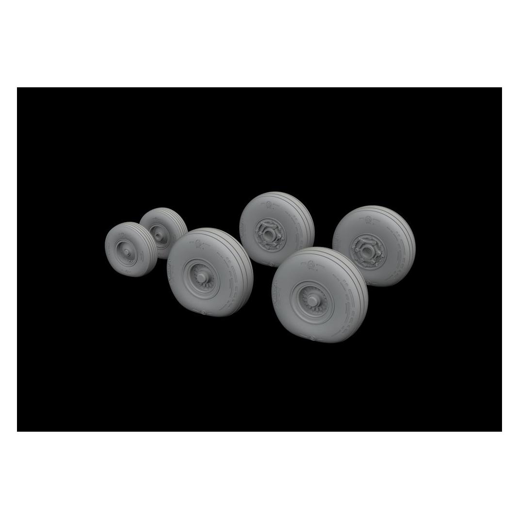 Eduard C-130 wheels 1/72 for ZVEZDA (672263)