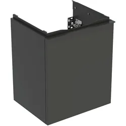 Geberit Acanto Unterschrank für Handwaschbecken, 1 Schublade, wandhängend, 446x539x379mm, 503.002.JK.1, Farbe: Korpus und Front: lava / matt, Griff: lava / matt