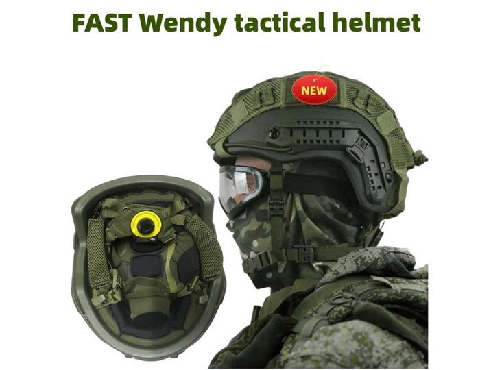 Casque de protection FAST à coupe haute, équipement tactique amélioré avec suspension Wendy, équipement de sécurité et de protection