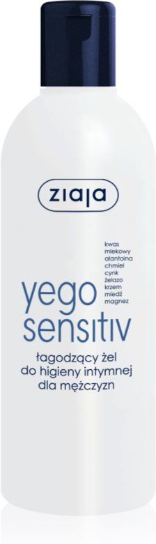 Ziaja Yego Sensitiv Gel für die intime Hygiene für Herren 300 ml