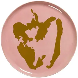 Serax, Serviergeschirr, Serving Plate Pink Pepper Gold Feast