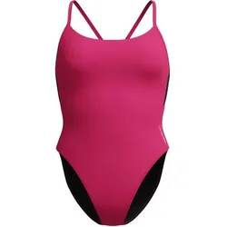 SPEEDO Damen Schwimmanzug 8-003905 Solid Racerback 1 Pc, Größe S in Pink Pink