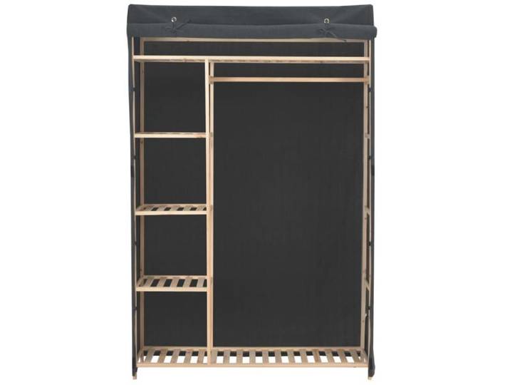 SALE 2025 Garde-robe chambre - MOOD - Gris 110 x 40 x 170 cm Tissu - armoire pour vêtements Chill6960841
